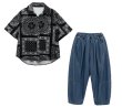 画像8: 【セットアップ】Paisley Shirts and Denim Pants Set (8)