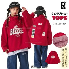 【トップス】BEEDEE RED Windbreaker