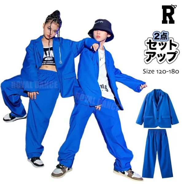 画像1: 【セットアップ】Blue Formal Suit (1)