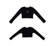 画像14: 【CBX LAB】Long Sleeve Short Tops (6 Colors) (14)