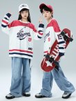 画像4: ヒップホップ デニム キッズダンス衣装 (4)
