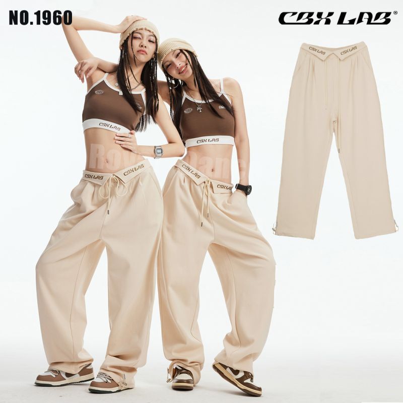 【CBX LAB】FOLDED WAIST PANTS (Cream)