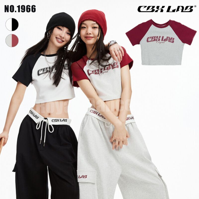 【CBX LAB】TWO TONE CROPTOP