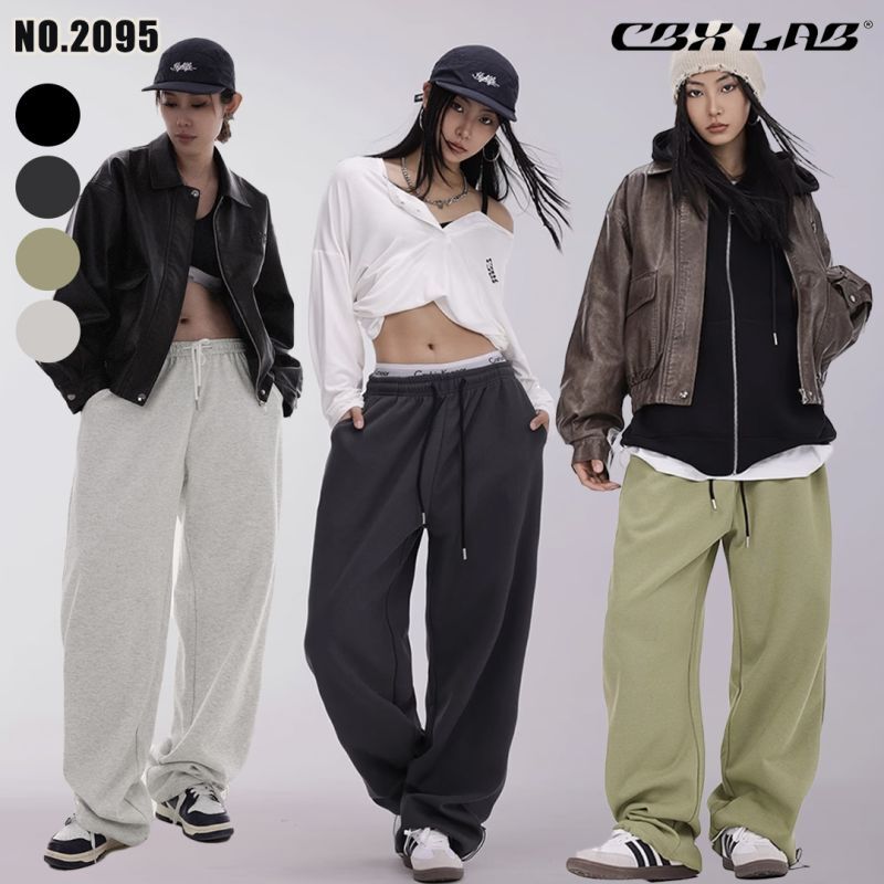 【CBX LAB】SIMPLE PLAIN PANTS (4Colors)