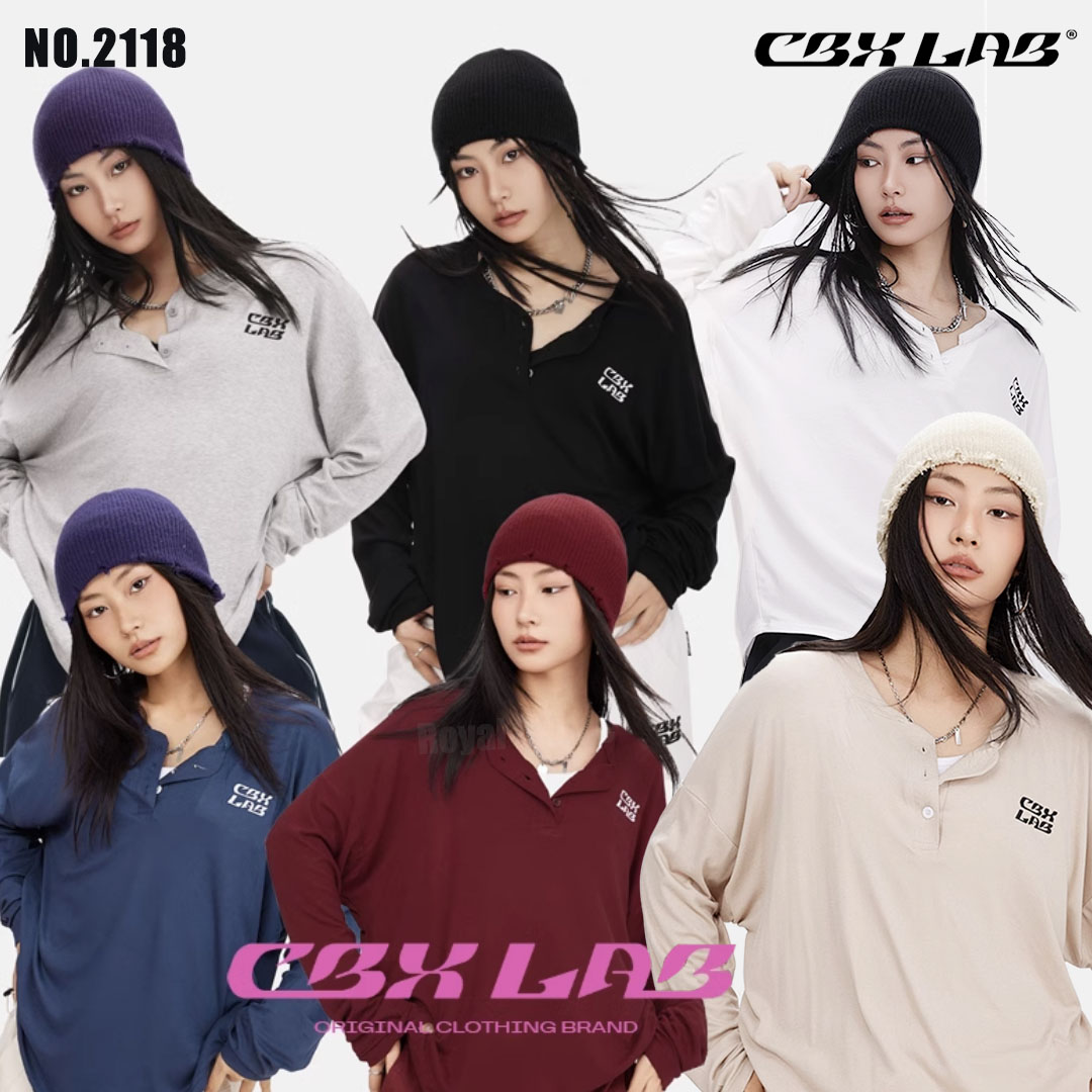 【CBX LAB】Long Sleeve Tops (6 Colors)
