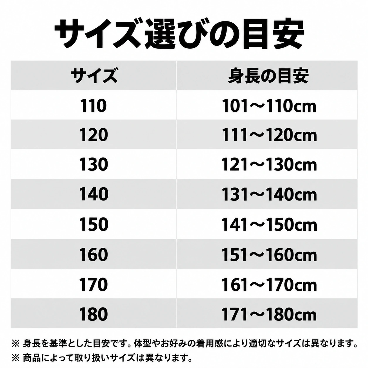 NO.2889 サイズ展開・モデル情報