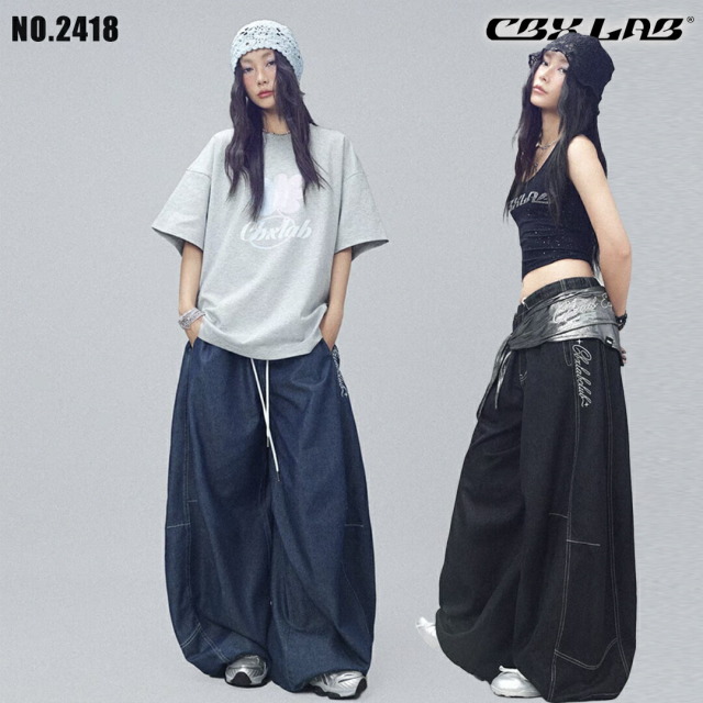 【CBX LAB】WIDE DENIM PANTS