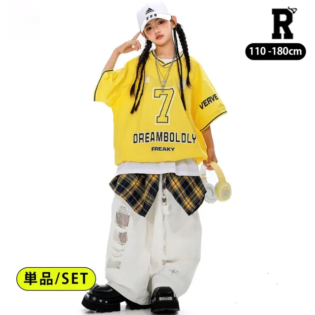 イエロー半袖シャツSET