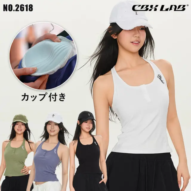 クロップド丈 ロゴT